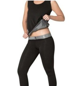 Resim Kadın Siyah Sauna Etkili Terleten Termal Tayt 742 Siyah 