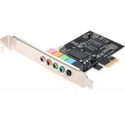 Resim 4836 Pci-E Ses Kartı 5.1 Kanal Express Masaüstü Pc Card 