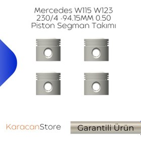 Resim Mercedes W115 W123 230/4 -94.15mm 0.50 Piston Segman Takımı - 