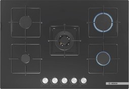 Resim Bosch PNQ7B6O12O Wok Gözlü Siyah Cam Ankastre Ocak 