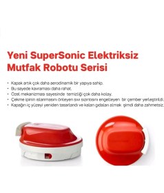 Resim Tupperware Supersonic Manuel Mutfak Robotu Mini Süper Şef Hsgl 