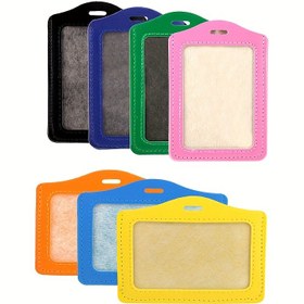 Resim Yüksek Kalite 623 Yatay ve Dikey Kart Kılıfı Kredi Kartı Rozeti Tutucu Lanyard Rozet Tutucu Hemşire Adı Etiketi Kimlik Kartı Tutucu Kart Tutucu 