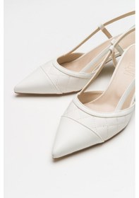 Resim Luvishoes Poınt Beyaz Kadın Topuklu Ayakkabı Beyaz 