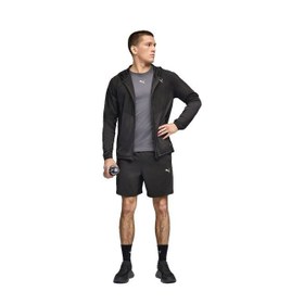 Resim Puma Flex Fabric Mix Jacket Erkek Siyah Koşu Ceketi 