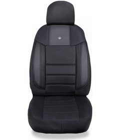Resim Fiat Egea Araçlara Uyumlu Oto Koltuk Kılıfı Seti - Violet Siyah 