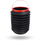 Resim ForWhat Büro Ev Ofis Arabası için Araç içi Oto Akordeon Katlanır Kova 