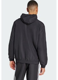 Resim Adidas Tiro 25 Essentials Woven Siyah Kapşonlu Eşofman Üstü Jc5435 Siyah 