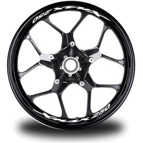 Resim Genel Markalar Xmax 250 Yazılı 8Li Jant İçi Yazı Sticker Etiket 