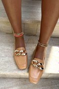 Resim Bambi Turuncu Rugan Kadın Loafer Ayakkabı K01641166311 