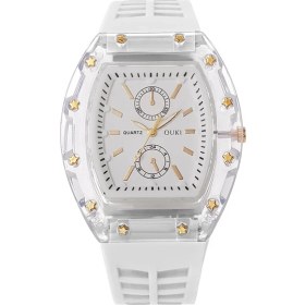 Resim Şeffaf Namlu Şeklindeki Yeni Saat Rahat Niş Richard Serisi Kuvars Saat Namlu Şeklindeki Saat Erkekler Için (Yurt Dışından) 