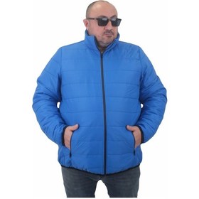 Resim Mocgrande Büyük Beden Pilot Mont Madrid 23824 Saks Mavi Saks Mavisi 