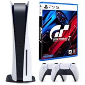 Resim Sony Playstation 5 CD'Lİ + 2. KOL+ GRAN TURISMO 7 (CFI-1216) AVRUPA Beyaz 