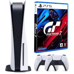 Resim Sony Playstation 5 CD'Lİ + 2. KOL+ GRAN TURISMO 7 (CFI-1216) AVRUPA Beyaz 