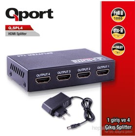 Resim Qport Q-Spl4 4'Lü Hdmı Çoklayıcı. Full Hd 