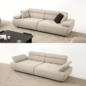 Resim Eymense Nova Sırt Mekanizmalı Üçlü Koltuk Kanepe 