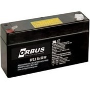 Resim Orbus 6v 3.2 Ah Akü Kuru Tip 20 Hr (kısa) (124*34*60) (0.6 Kg) N11.9266 