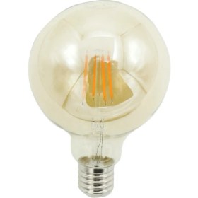Resim Sunlight G95 Yuvarlak Rustik Led Ampul 5,5W Amber 