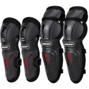 Resim Hallow Autotop Motosiklet Dizlik ve Dirseklik Set 4 Parça Siyah 