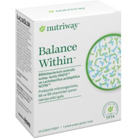 Resim Amway Balance Within Probiyotik Mikroorganizma Nutriway 30 Saşe 