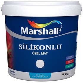 Resim Silikonlu Özel Mat Tam Silinebilir Iç Cephe Duvar Boyası 0,75 Lt Defne Yaprağı 0,75 L 