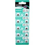 Resim Komax AG3 LR41 1.55V Saat Pili 10'lu 