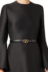 Resim Valentino Garavani VLogo Ters Çevirilebilir Kemer - Siyah - 65 