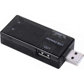 Resim Çift USB Voltmetre Akım Ölçüm Aleti, Güç ve Akım Takibi 