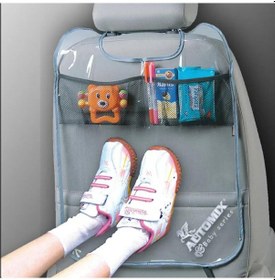 Resim Automix Koltuk Arkası Cepli Koruyucu Fileli Yıkanabilir 60x44cm 