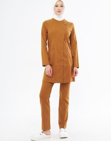 Resim Genel Markalar Elegance Santana Kadın Tesettür Takım - Camel 