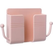 Resim GongtuShop JD2770205 Stili Duvara Monte Organizatör Saklama Kutusu Uzaktan Kumandaya Monte Cep Telefonu Fişi Duvar Tutucu Şarj Çok Işlevli Tutucu Stand (Yurt Dışından) 