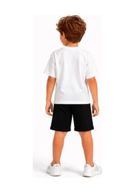 Resim Cg Kids Minecraft Erkek Çocuk Tshirt & Şort Alt Üst Takım Süper Kalite Siyah 