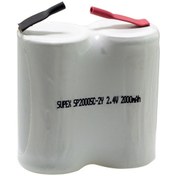 Resim SUPEX 2Lİ YANYANA SÜPÜRGE PİLİ 2.4 V 2000 MA 