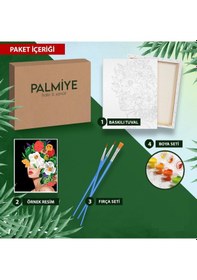 Resim Sayılarla Boyama Tuval Seti 40x50 Cm - Deniz Evler 