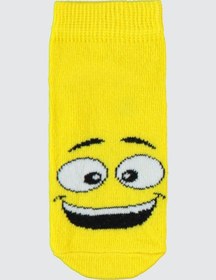 Resim Civil Boys Erkek Çocuk 3'lü Patik Çorap 2-12 Yaş Sarı Sarı 