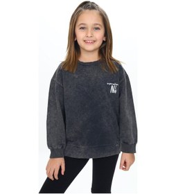 Resim Toontoy Kız Çocuk Inspirotion New Baskılı Sweatshirt Ekru 