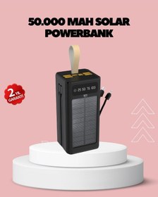 Resim Kamp Ve Outdoor Kullanıma Uygun Güneş Panelli Powerbank Diğer 