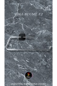 Resim VOLL BLUME E2 Krom Esinti Kağıt Havluluk Fincan Askısı Paslanmaz Dolu Çelik Askı - Mutfak Akseusuarı Bantlı 