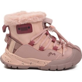 Resim Pudra İçi Kürklü Soğuğa Dirençli Kaymaz Kız Çocuk Bot 22672 P Pudra 