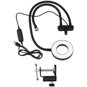 Resim Ebitda 3.5 Usb Led Halka Işık - 5w, 3800k-6800k Renk Sıcaklığı, Parlaklık Ayarı, Sehpa Klipsi 