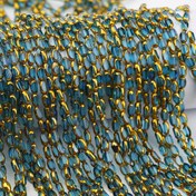 Resim Yaklaşık 148 adet 4*6Mm Mavi Şeffaf Oval Parlatılmış Cam Gevşek Boncuklar Bilezikler, Takılar, Anahtarlık Kolyeler, Giyim Aksesuarları ve Diğer Dekoratif Malzemeler için Uygun. 