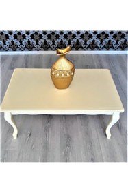Resim Canisa Concept Sadem Serisi Krem Avangart Orta Sehpa / Mdf Ve Lake Boyalı 