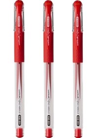 Resim Uniball Signo Needle 0.38 İğne Uçlu Jel Kalem Kırmızı Üç Adet 