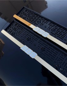 Resim OTOMOR AKSESUAR BBS Gold Altın Plakalık 2'li Oto Araba Aksesuar 