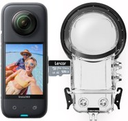 Resim Insta360 X3 360 Kamera + 128GB MicroSD + Dalış Kiti 