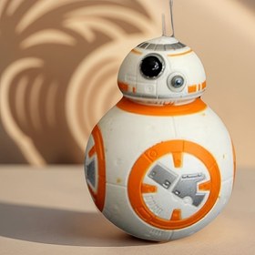 Resim STAR WARS BB-8 Droid Koleksiyon Figürü - Turuncu ve Beyaz Tasarım, Dayanıklı Ev Ofis Dekoru, Yetişkinler & Hayranlar için Doğum Günü Hediyesi 18+, Uzay Temalı, Detaylı İşçilik 