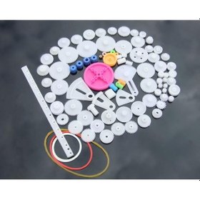 Resim Plastik Dişli Seti Rc Çark Arduino 85 Parça 