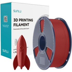 Resim Sunlu High Speed Pla Filament Kırmızı 1.75mm 1kg 