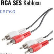 Resim IRENIS 2 RCA Ses (Audio) Kablosu 1,5 Metre 