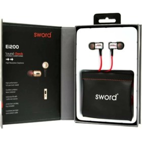 Resim Sword Eİ200 Kırmızı Kulakiçi Kablolu Kulaklık 