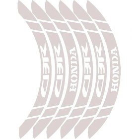 Resim Monero Honda Cbr Jant Şeridi Beyaz Reflektif 